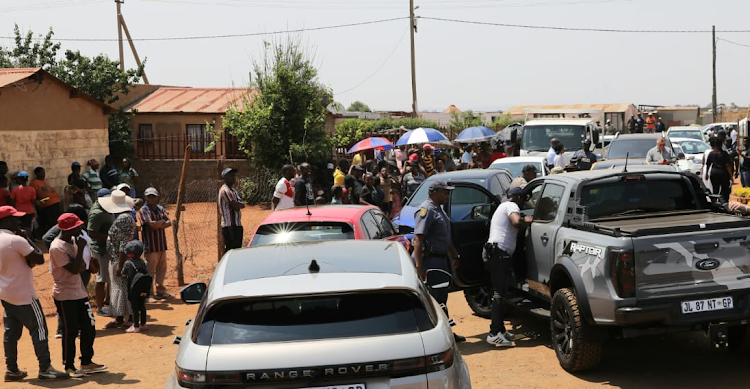 A Range Rover Evoque, Ford Raptor, Amarok bakkie, Audi A3 and two Golf GTIs were some of the high-powered vehicles the Hawks seized on Tuesday during a raid to combat illegal mining in Carletonville and Khutsong on the West Rand.