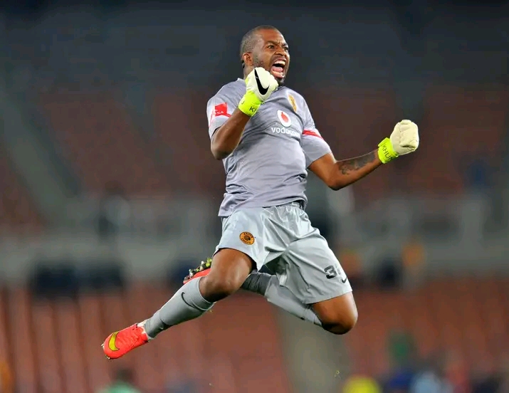 Itumeleng Khune celebrating
