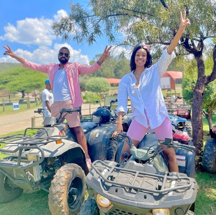 Itumeleng Khune and his wife